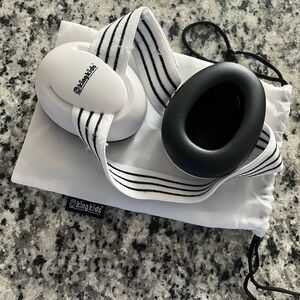 Kingkids White and Black Baby Headphones/Earmuffs